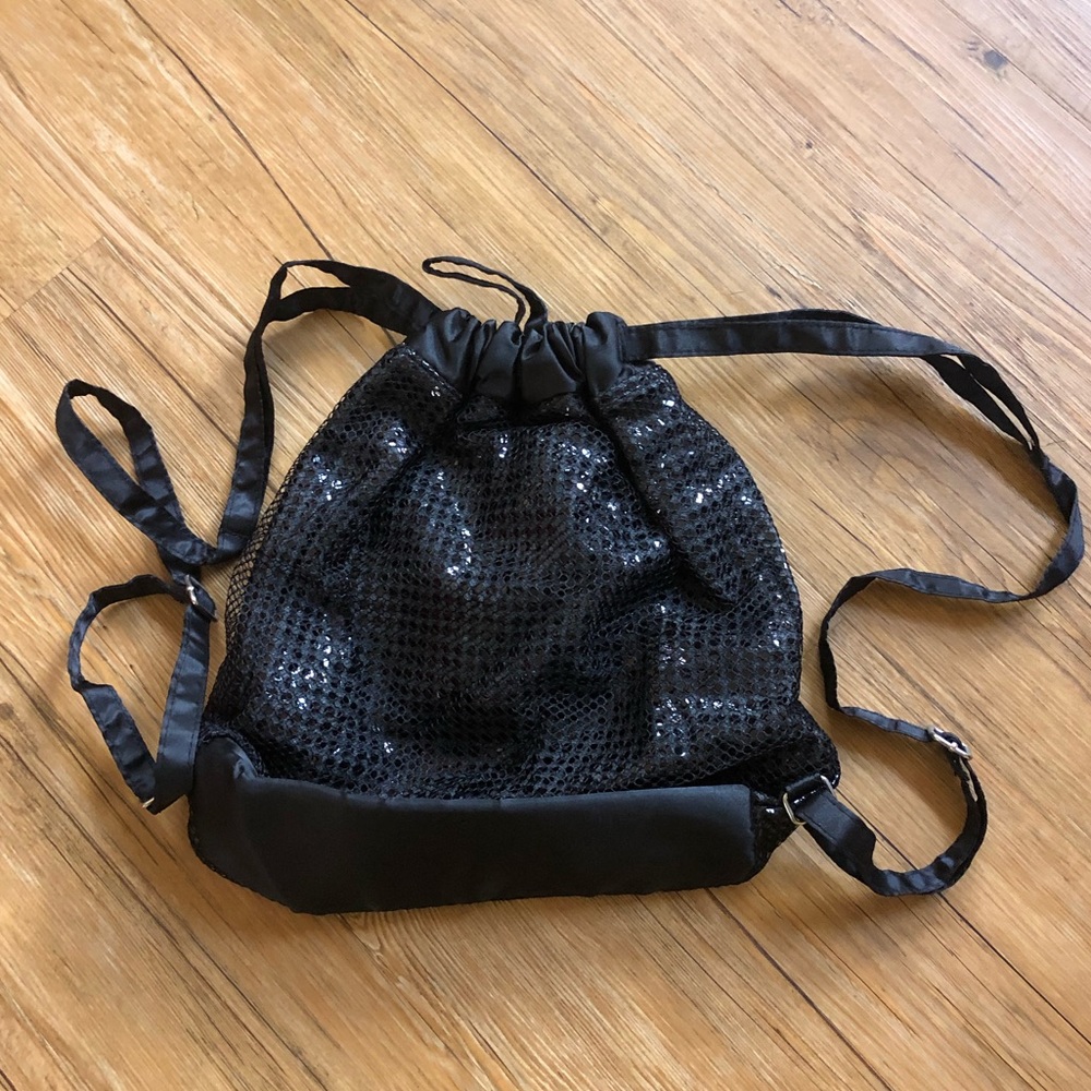 Black Sequin Backpack - image 3